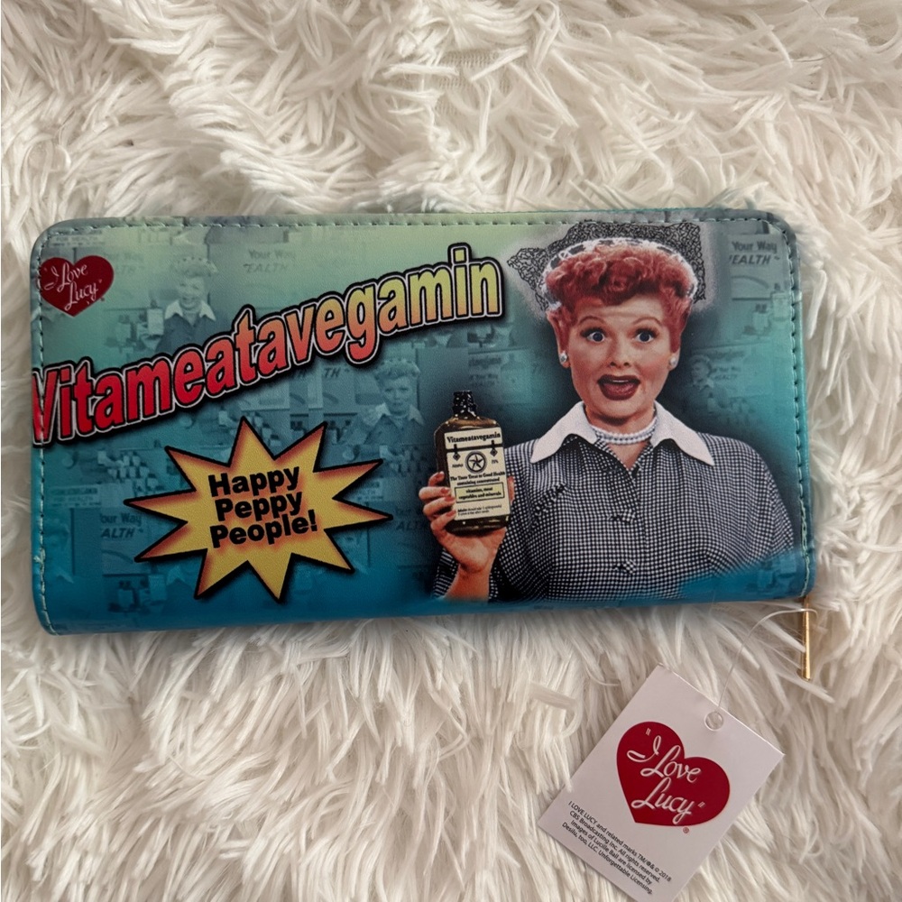 I Love Lucy VITAMEATAVEGAMIN Wallet